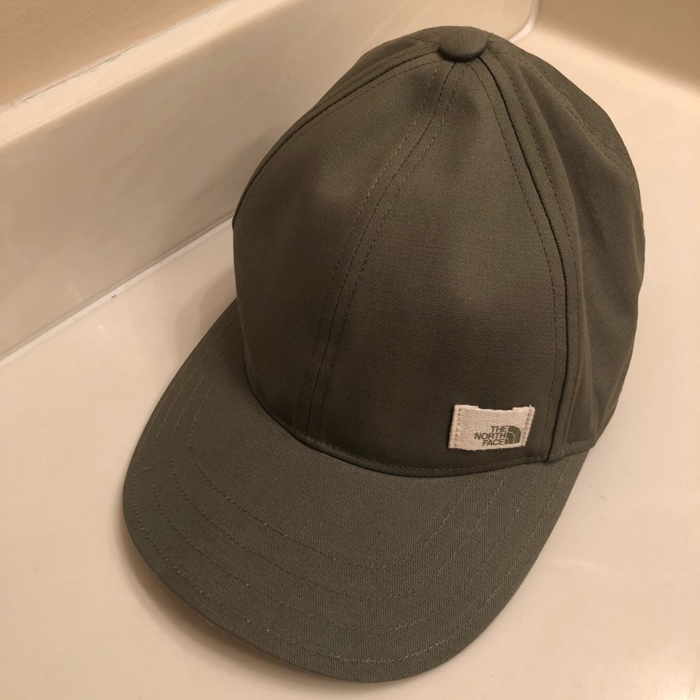 North face olive green hat